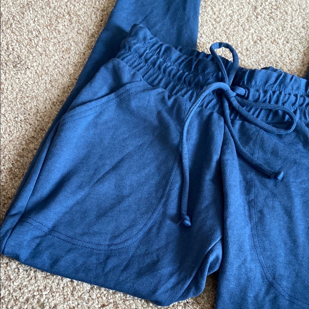 Free People Cozy Navy Blue Joggers - Picture 9 of 12